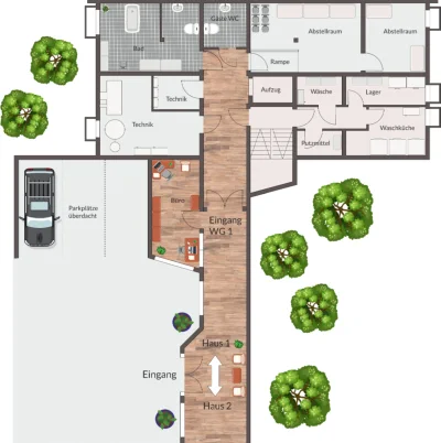 Haus 1 Erdgeschoss